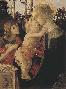 Sandro Botticelli, Madonna of the Rose Garden or Madonna and Child with St John the Baptist